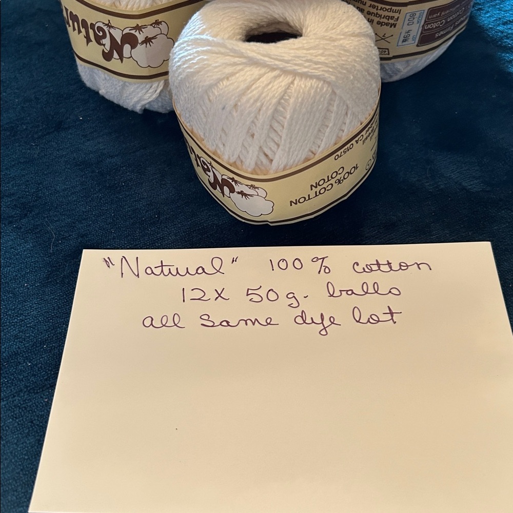 Vintage 100% cotton yarn - Picture 3 of 7